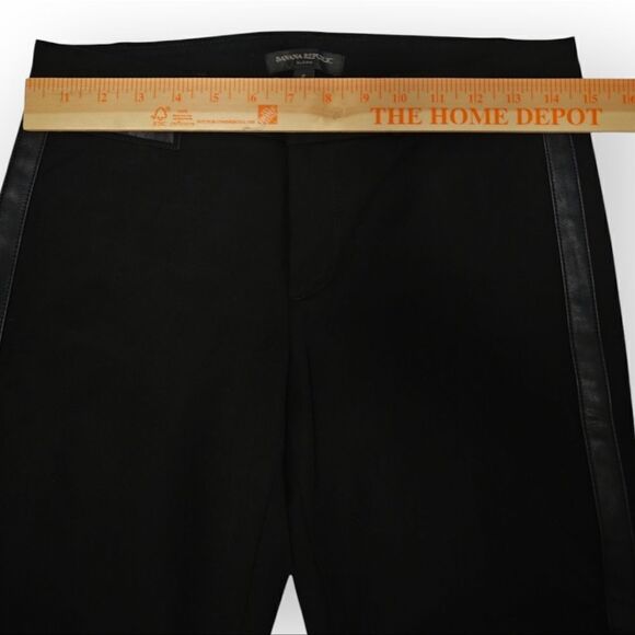 NWT BANANA REPUBLIC SLOAN BLACK SLIM ANKLE FIT STRETCH PANTS SIZE 2 - Picture 6 of 11